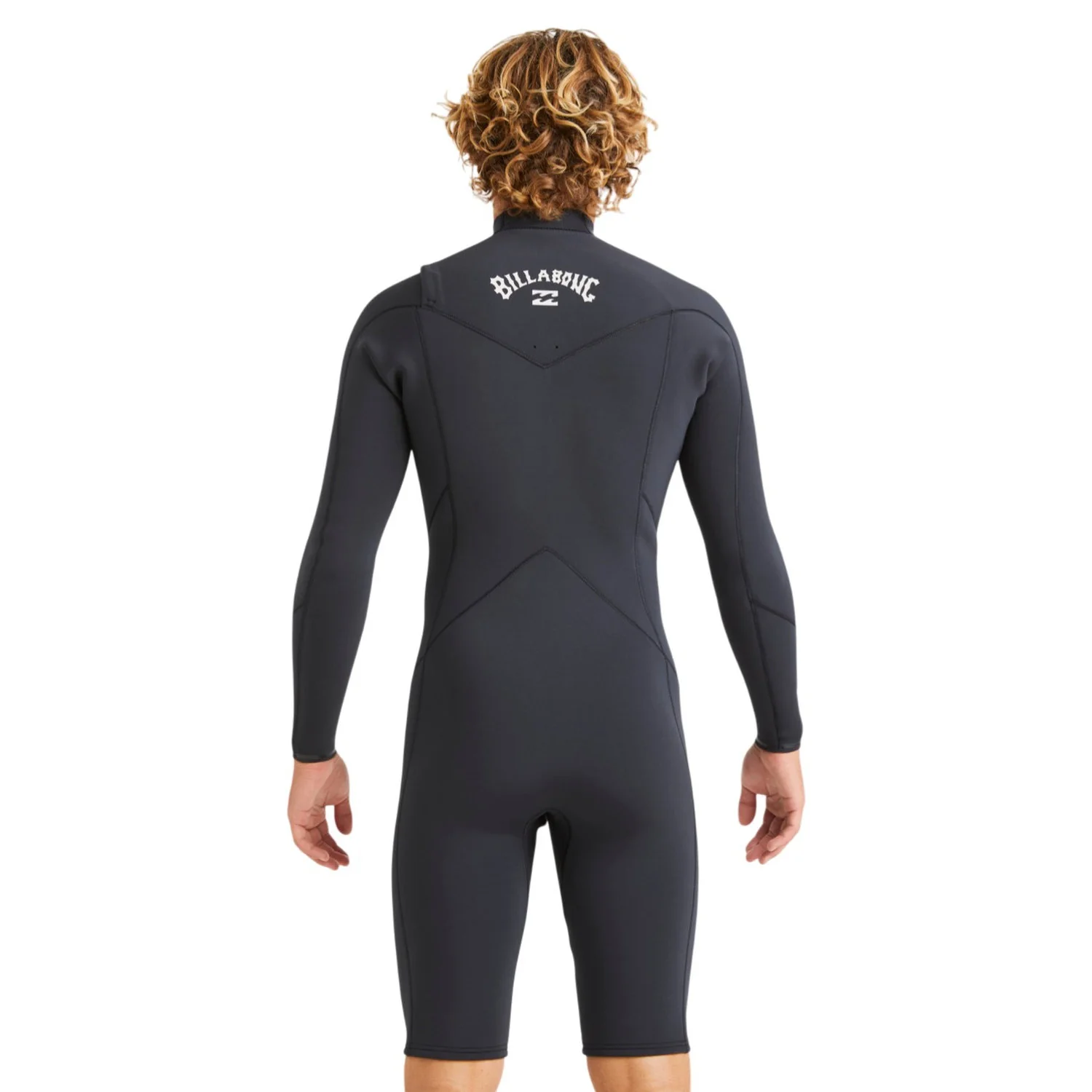 Billabong | Shorty à Manches Longues Homme Absolute Natural Chest Zip - 2/2mm - Image 3
