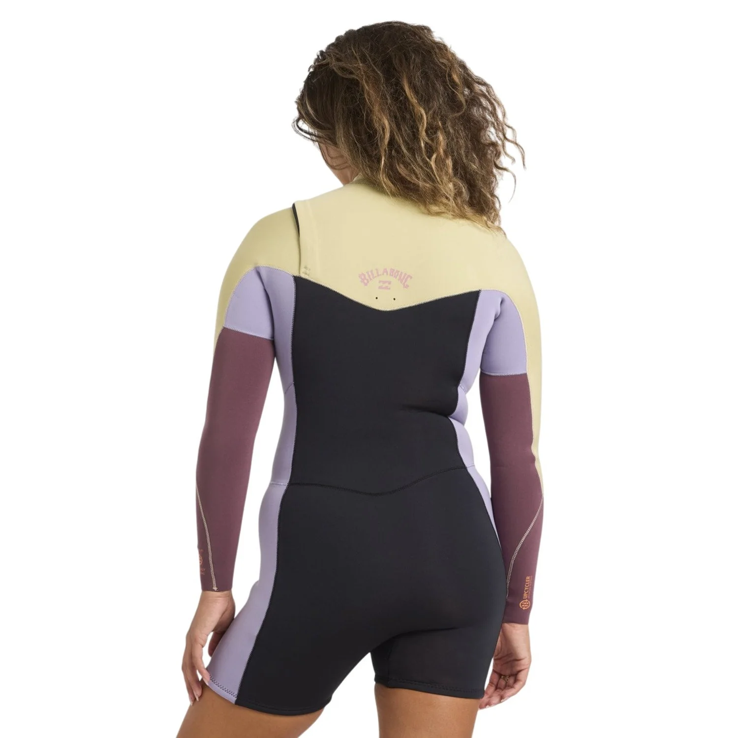Billabong | Shorty Ă Manches Longues Femme Synergy Natural Chest Zip - 2/2mm - Image 4