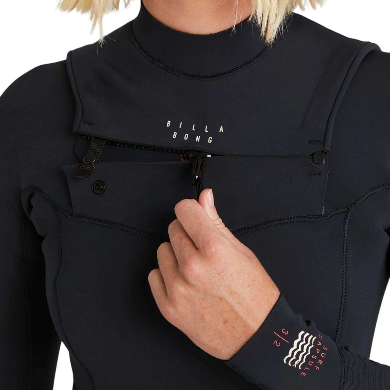 Billabong | Combinaison Intégrale Femme Salty Dayz Natural Chest Zip - 3/2 mm - Image 6