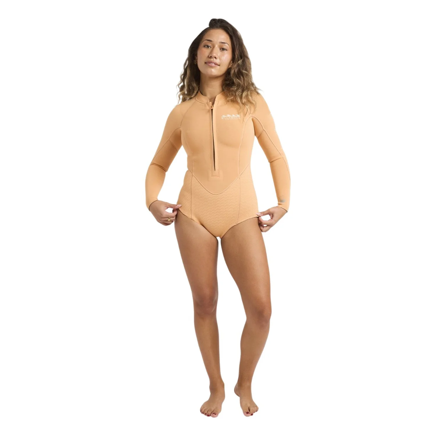 Billabong | Shorty Ă Manches Longues Femme Salty Dayz Natural Chest Zip - 2/2mm
