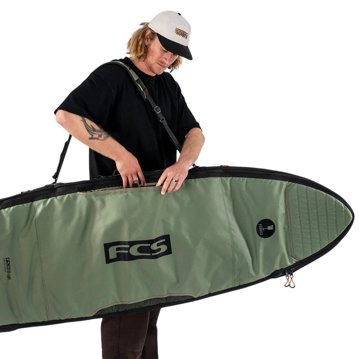 FCS | Boardbag Mid Length Cover Day X - Image 3