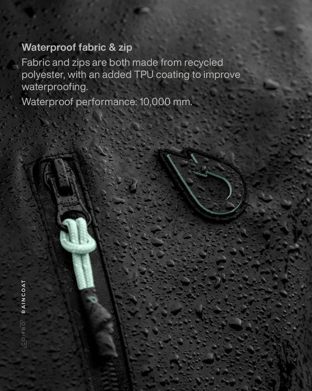 GONG | Veste Cirée Imperméable Combo Outerwear Unisexe - Image 5