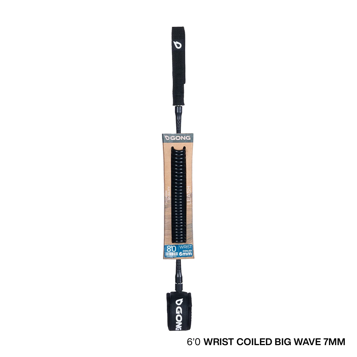 GONG | Leash Wing Coiled Big Wave Poignet - 7mm - Image 9