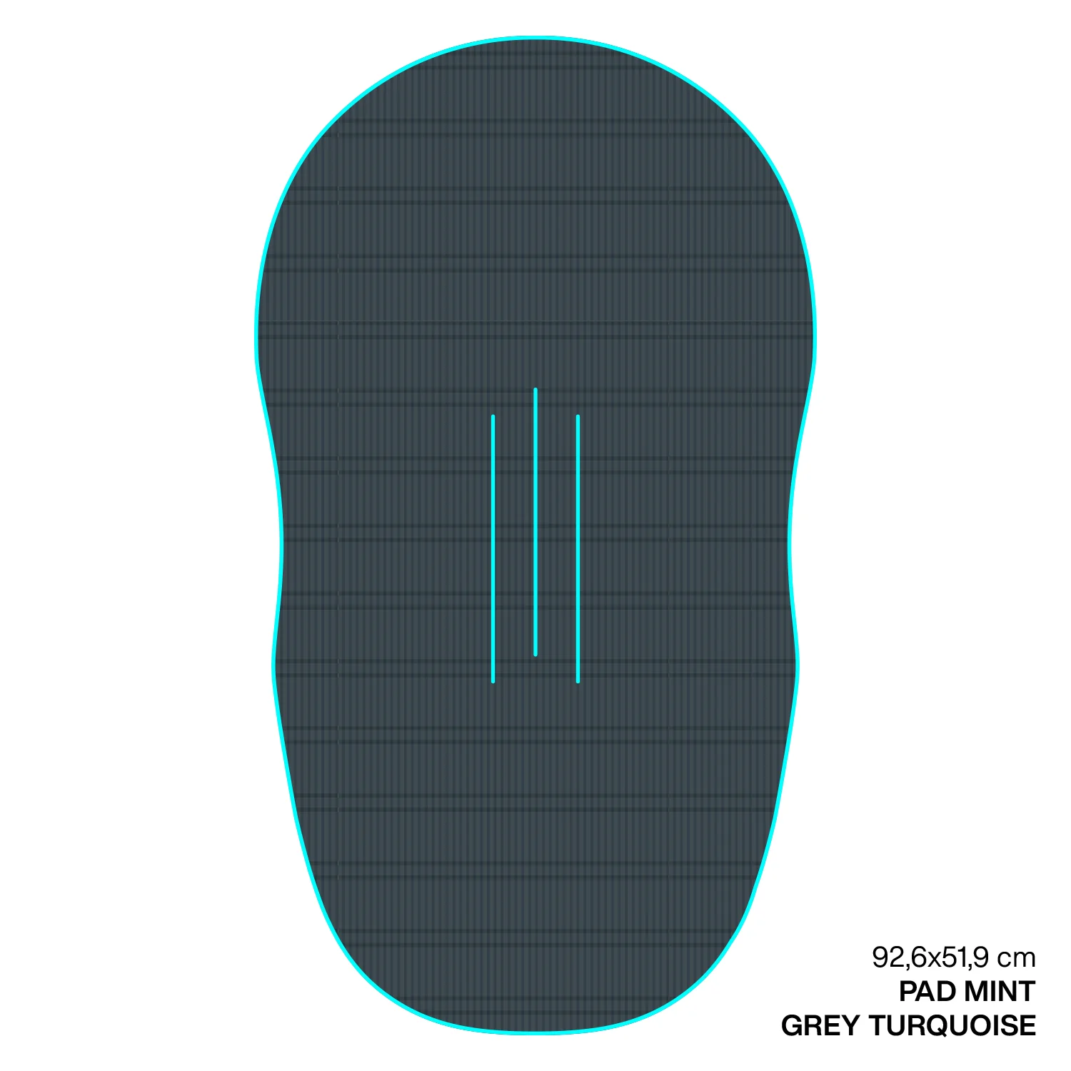 GONG | EVA Wingfoil Ridge Traction Pad Shape Mint - Image 3