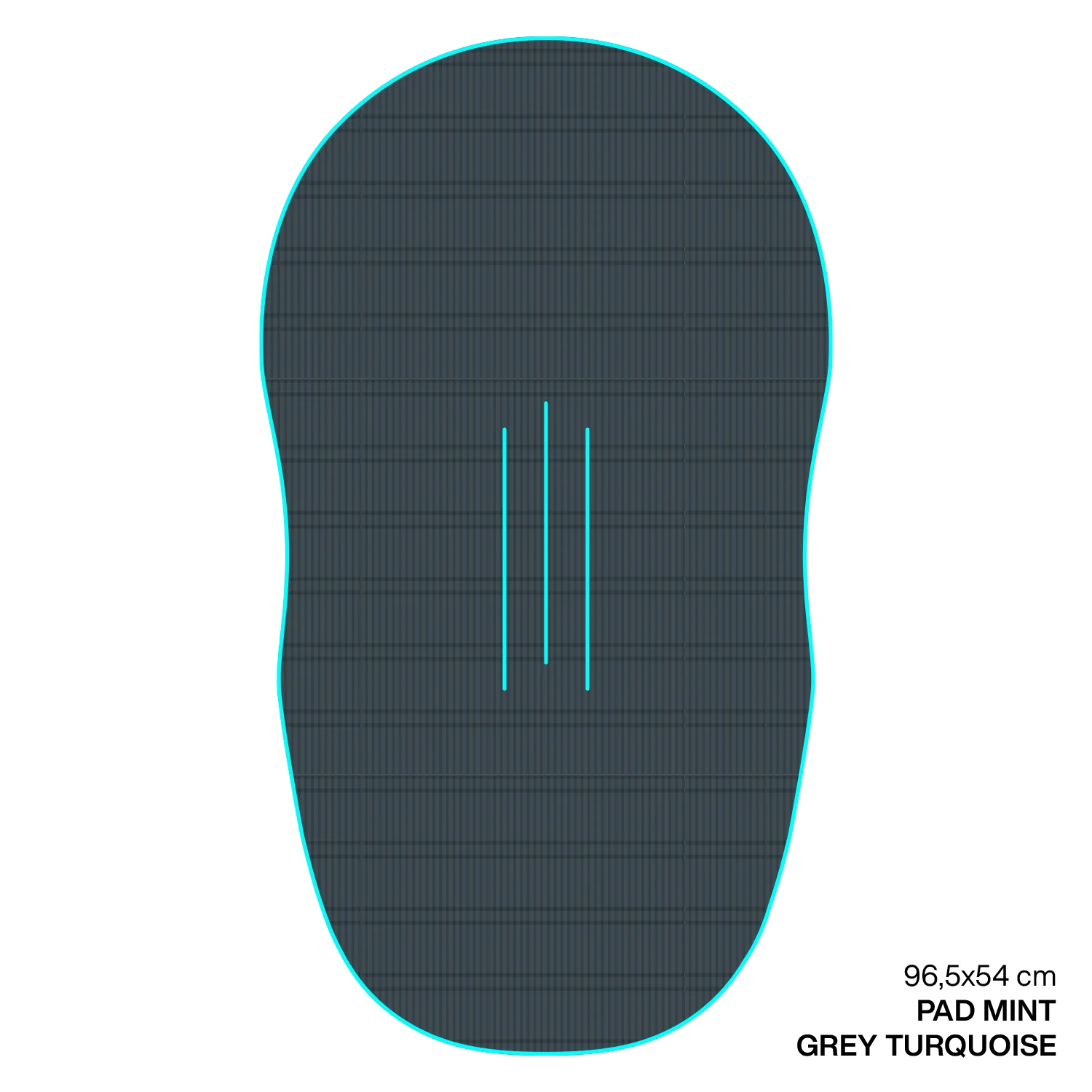GONG | EVA Wingfoil Ridge Traction Pad Shape Mint - Image 4