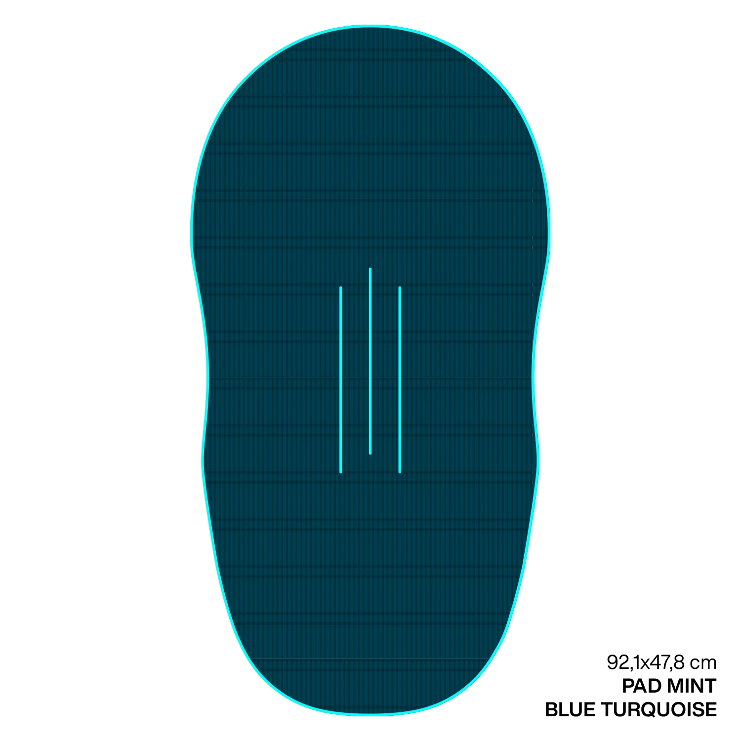 GONG | EVA Wingfoil Ridge Traction Pad Shape Mint - Image 6