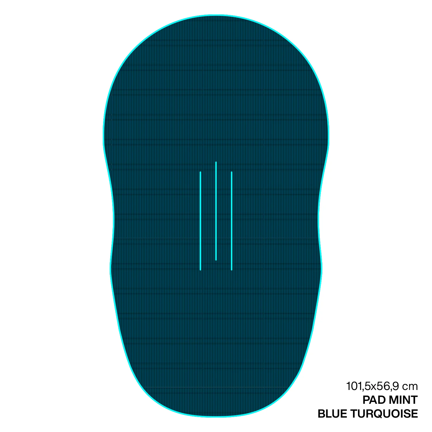 GONG | EVA Wingfoil Ridge Traction Pad Shape Mint - Image 9