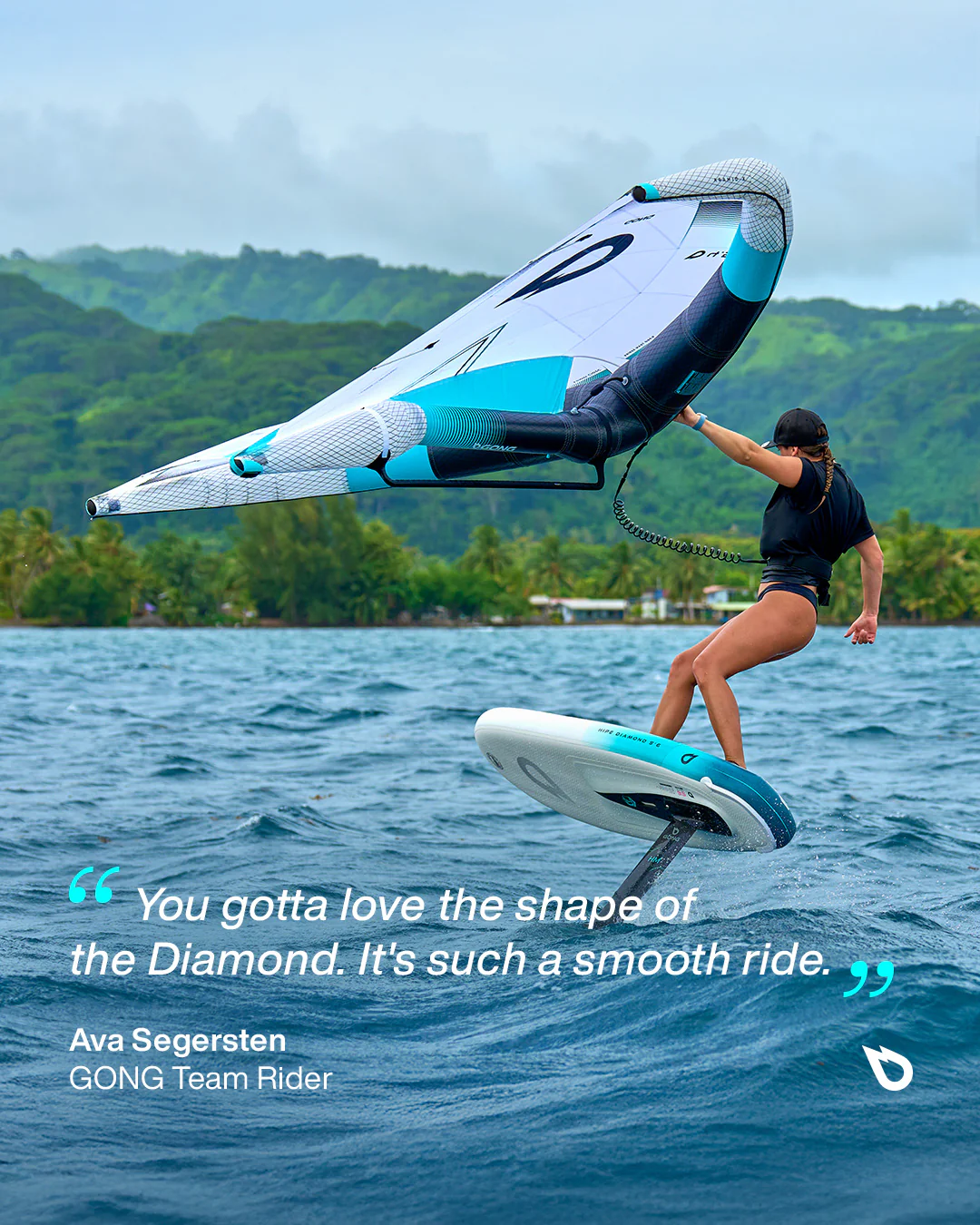 GONG | Wing foil Board Inflatable HIPE Diamond - Image 37