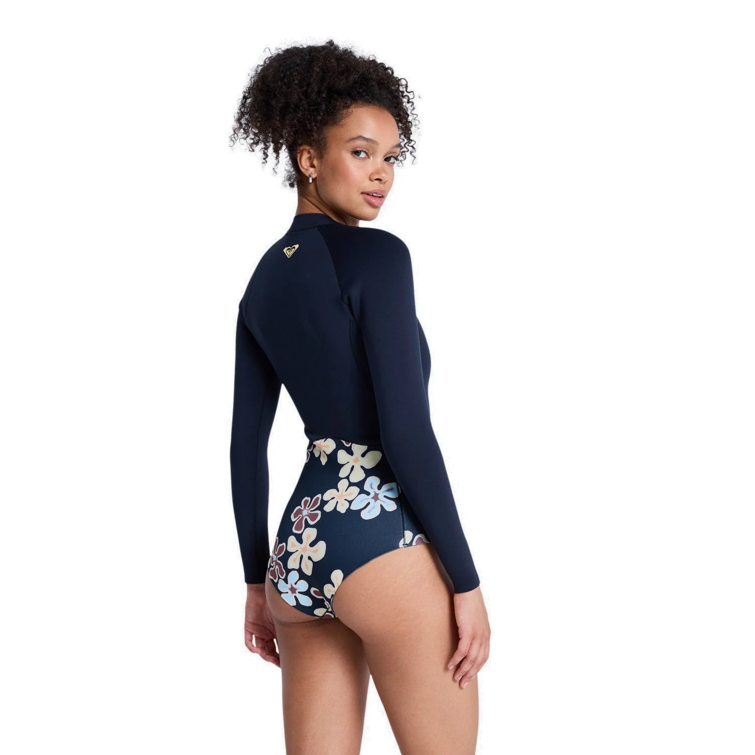 Roxy | Shorty à Manches Longues Femme Swell Natural Chest Zip - 1mm - Image 3