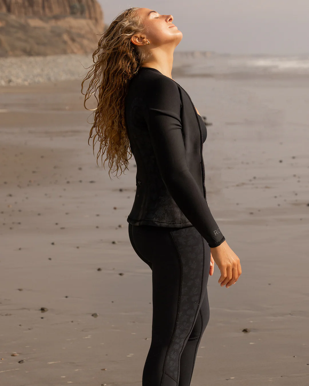 Roxy | Top Néoprène à Manches Longues Femme Swell Series Front Zip - 1mm - Image 9