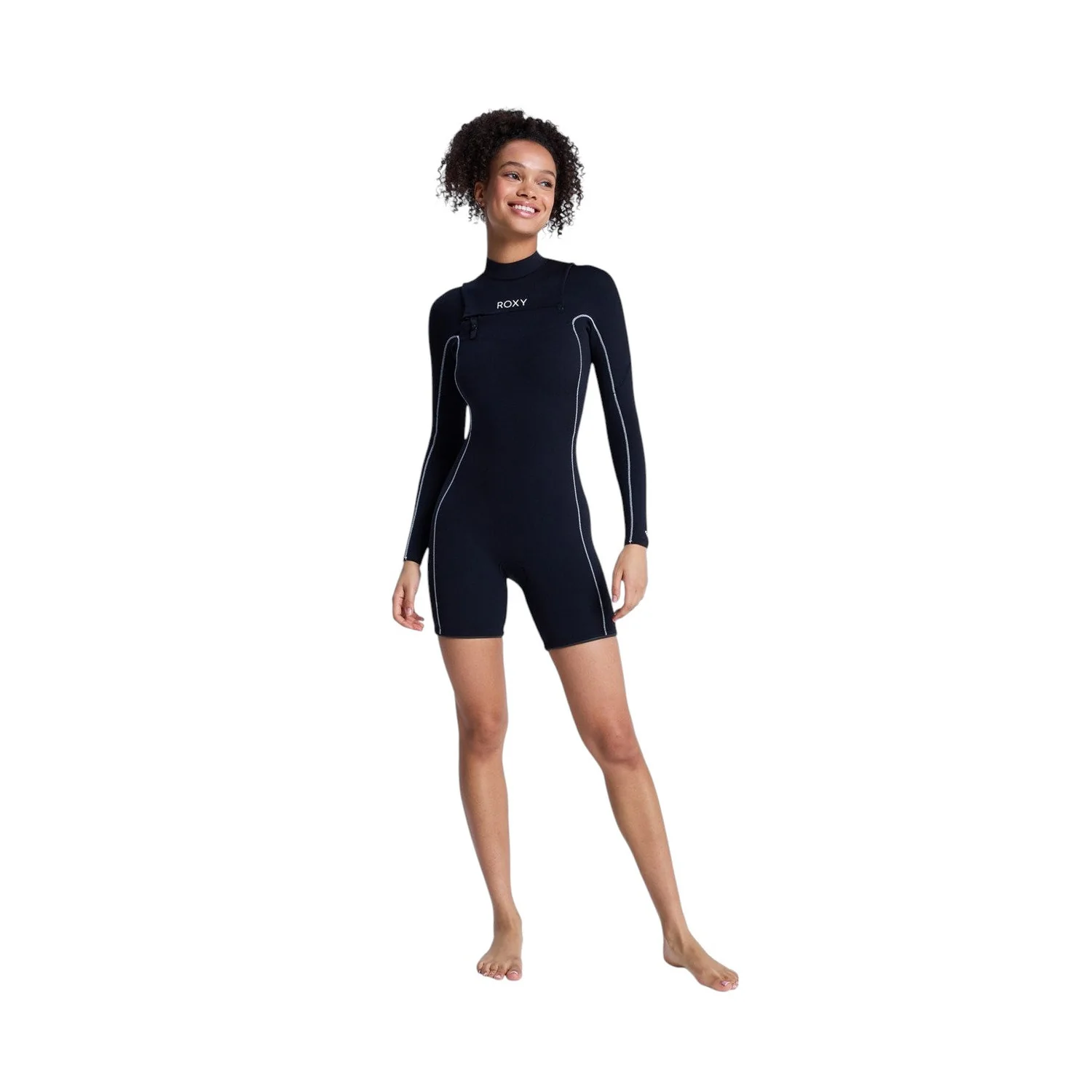 Roxy | Shorty Ă Manches Longues Femme Elite Xtra Stretch Chest Zip - 2/2mm - Image 2