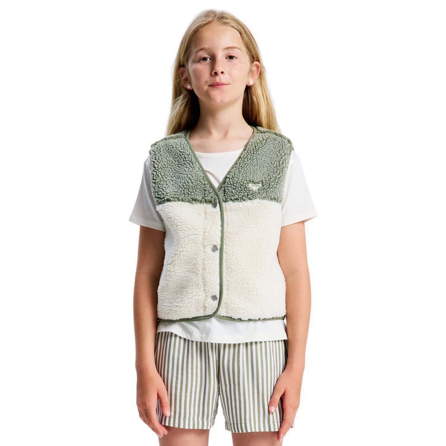 Roxy | Polaire Sans Manches Fille Iconic Color Block