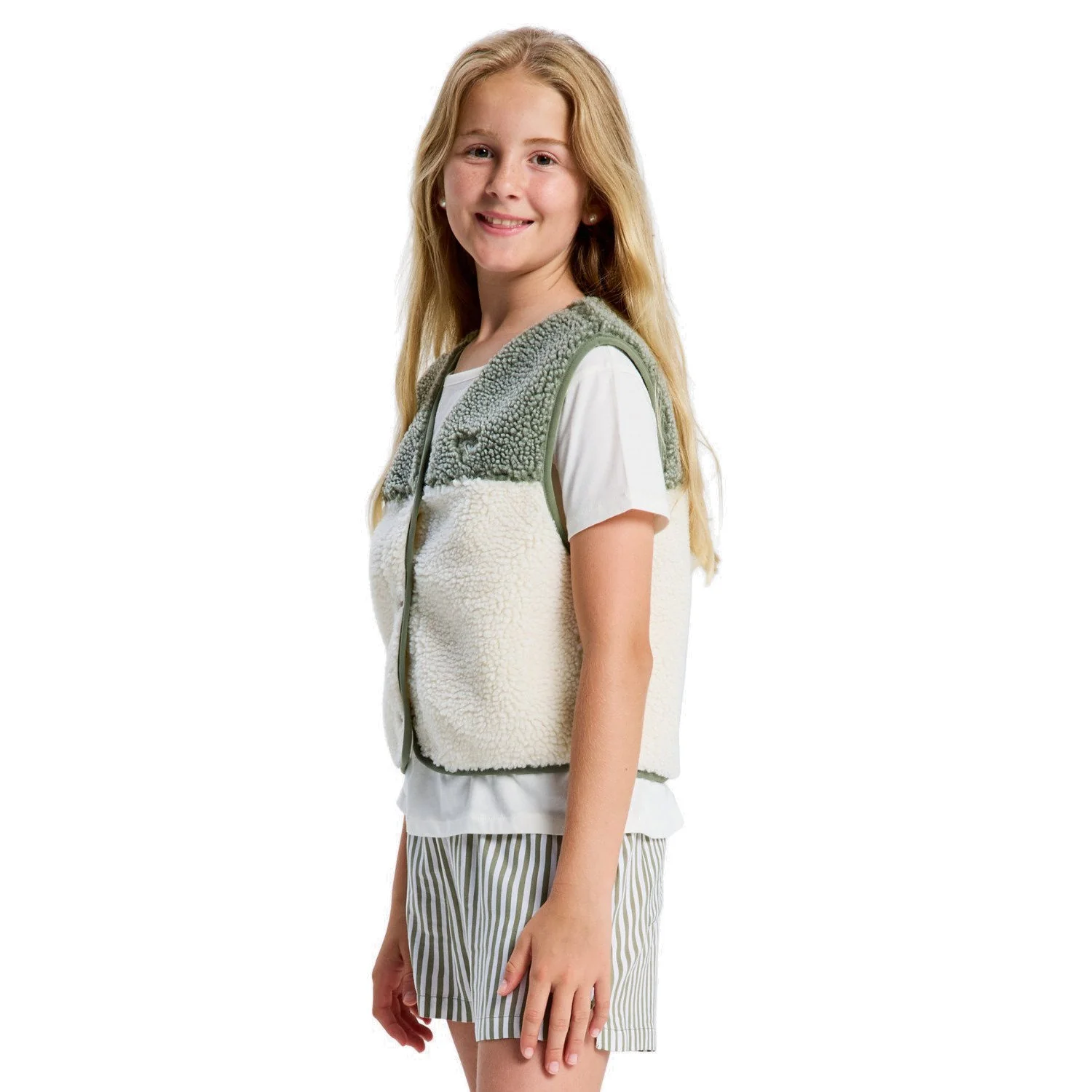 Roxy | Polaire Sans Manches Fille Iconic Color Block - Image 2