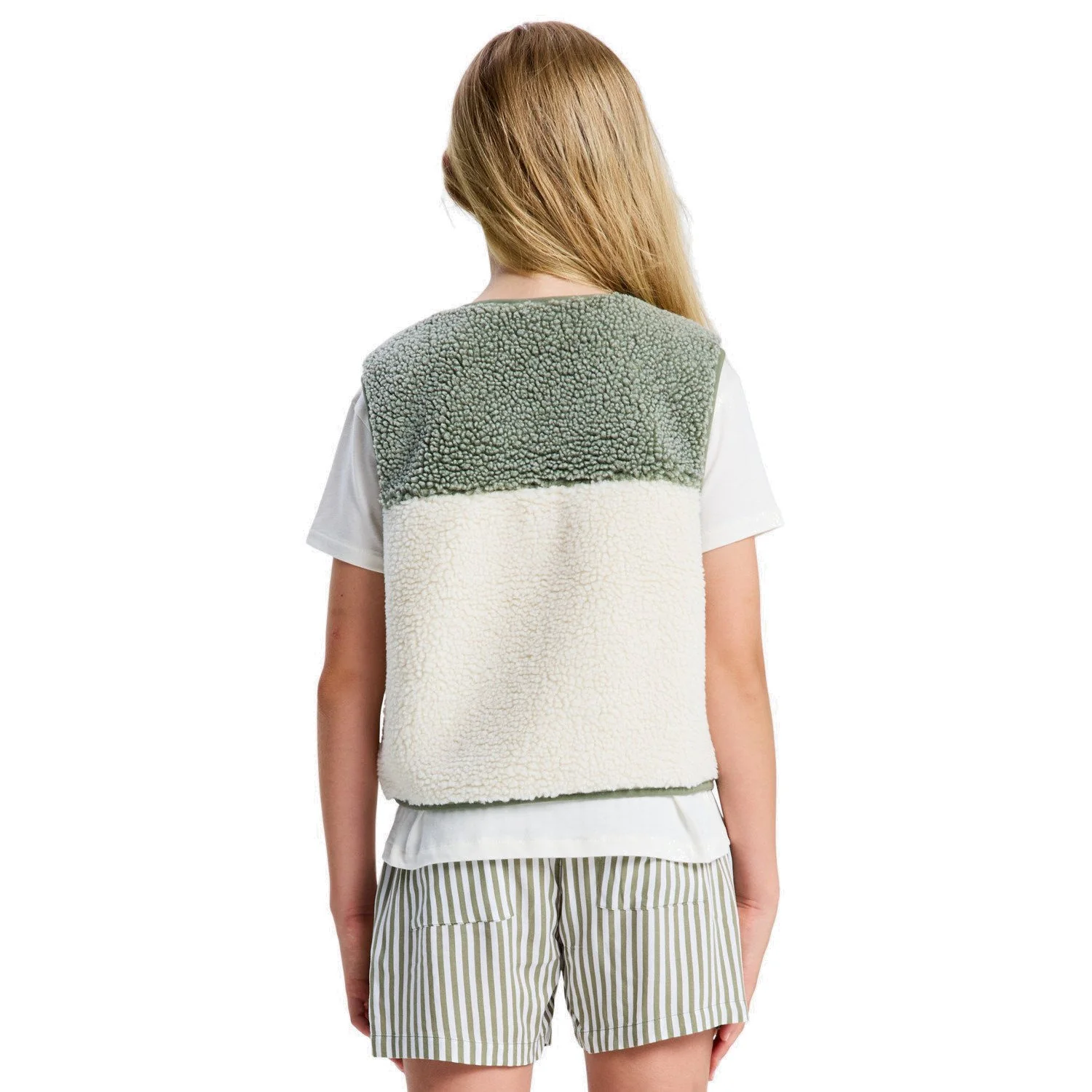 Roxy | Polaire Sans Manches Fille Iconic Color Block - Image 3