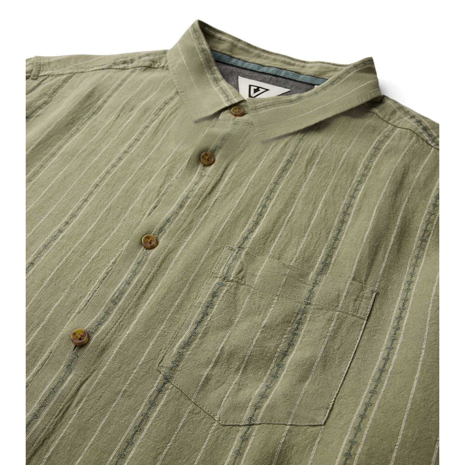 Vissla | Chemise à Manches Courtes Homme Linen Pin - Image 4